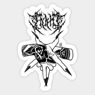 ADHD Metal Band Sticker